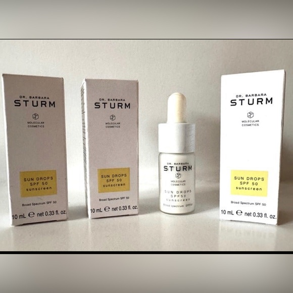 Dr Barbara Sturm Sun Drops spf 50 0.33OZ Boxed Lot of 3 , EXP 09/2027 - Picture 3 of 4